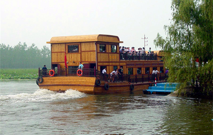 微山湖红荷湿地门票团购,微山湖红荷湿地游船