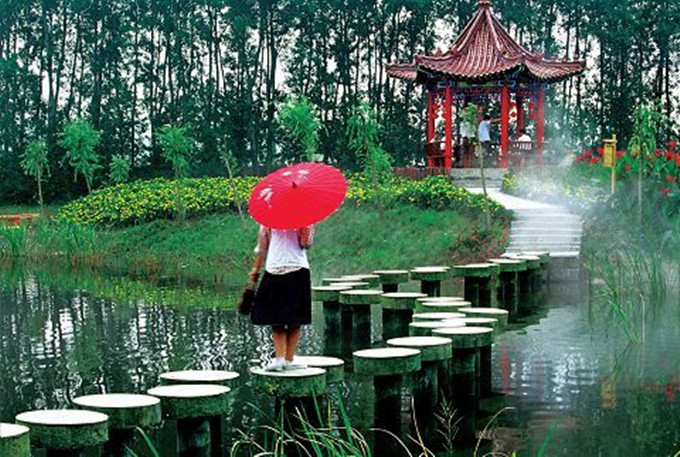 莲青山微山湖二日游,微山湖红荷湿地二日游